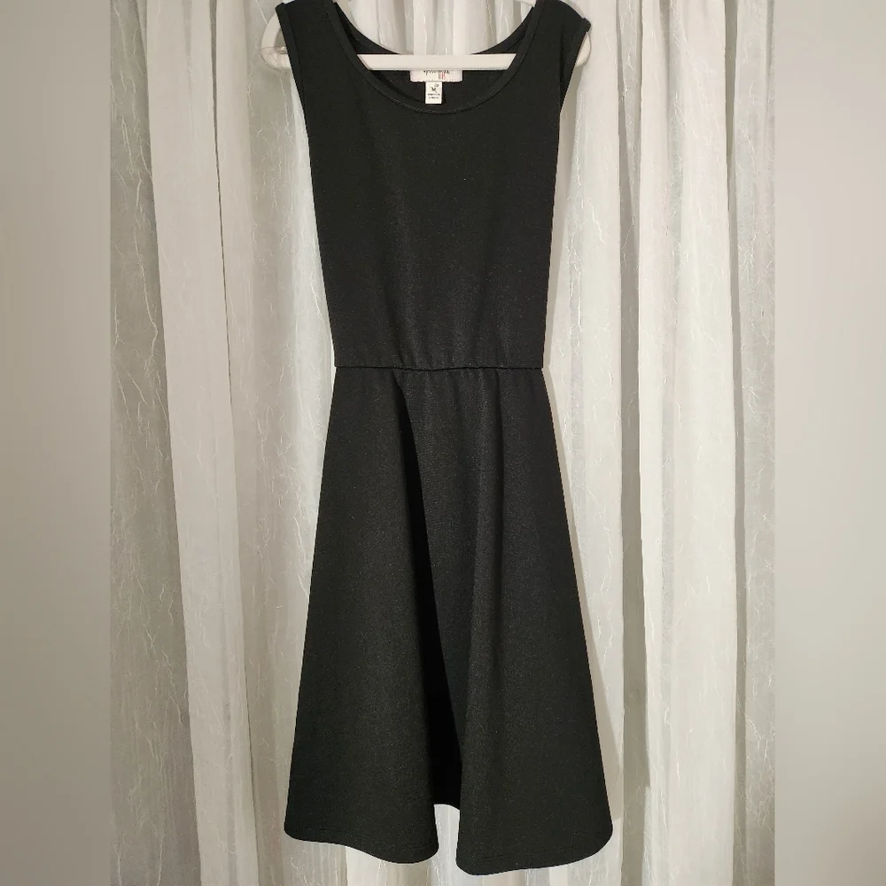 Speechless Girl's Black Sleeveles Dress w/Floral Bomber Jacket, Size 10, NWOT